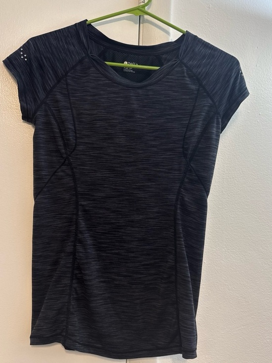 Zella Tops - Zella Black Heather Short Sleeve Performance Tee